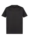Paul & Shark Logo-embroidered Cotton T-shirt In Black
