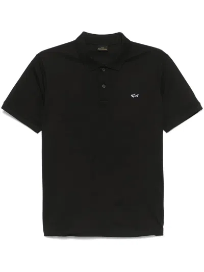 PAUL & SHARK PAUL & SHARK LOGO EMBROIDERED POLO SHIRT