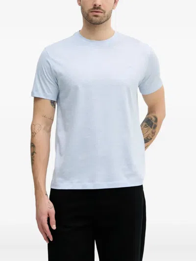 Paul & Shark Logo-embroidered T-shirt In Blue