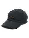 Paul & Shark Logo-patch Baseball Cap In Schwarz