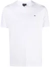 Paul & Shark Logo Patch Cotton T-shirt Clothing In White