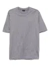 Paul & Shark Cotton T-shirt Logo Patch In Grey