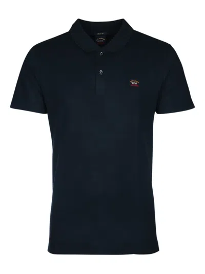 PAUL & SHARK LOGO-PATCH POLO SHIRT