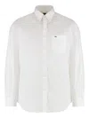 Paul & Shark Logo-patch Shirt In White