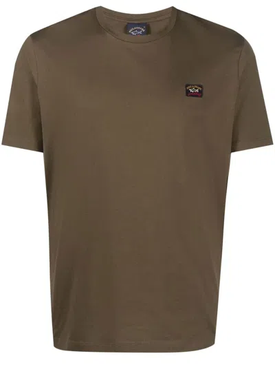 Paul & Shark Logo-patch T-shirt In Grün