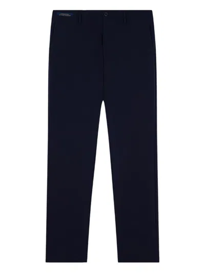 Paul & Shark Logo-patch Trousers In Blue