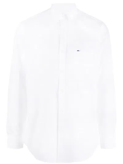 Paul & Shark Logo-plaque Detail Shirt In White