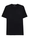 Paul & Shark Back-print Cotton T-shirt Clothing In Black