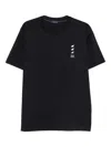 Paul & Shark Logo-print Cotton T-shirt Clothing In Black