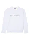 Paul & Shark X-soft Cotton Sweatshirt With Logo Print In White