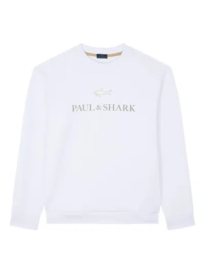 PAUL & SHARK LOGO-PRINT SWEATSHIRT
