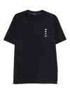 Paul & Shark Logo-print Cotton T-shirt Clothing In Black