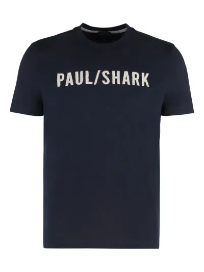 PAUL & SHARK LOGO-PRINT T-SHIRT