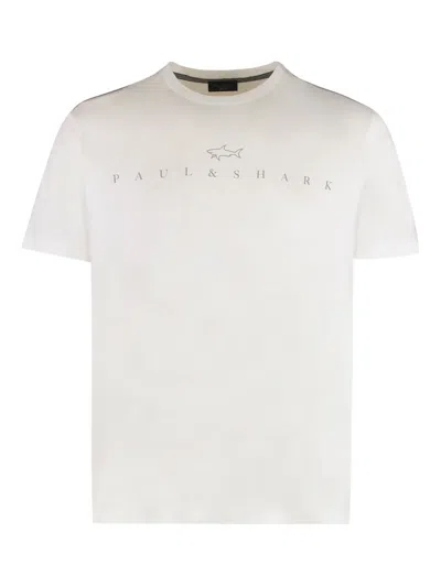 PAUL & SHARK LOGO-PRINT T-SHIRT