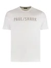 Paul & Shark Cotton Jersey Basic Crew Neck T-shirt In White
