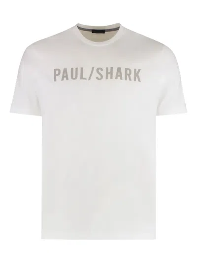 PAUL & SHARK LOGO-PRINT T-SHIRT