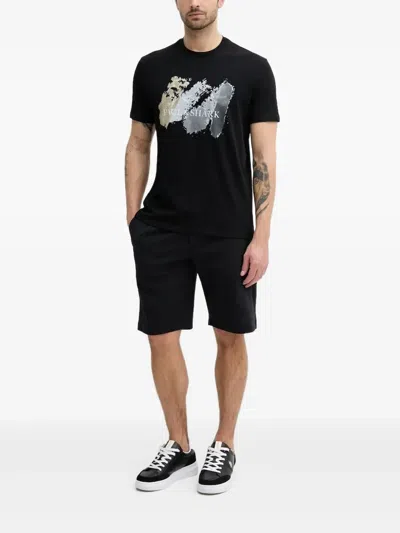 Paul & Shark Logo T-shirt In Black