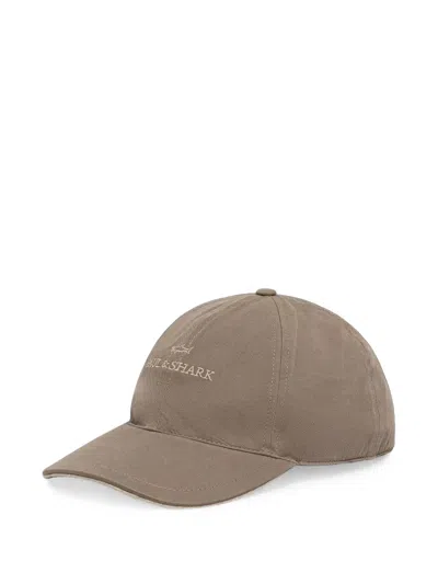 Paul & Shark Logo-embroidered Baseball Cap In Brown