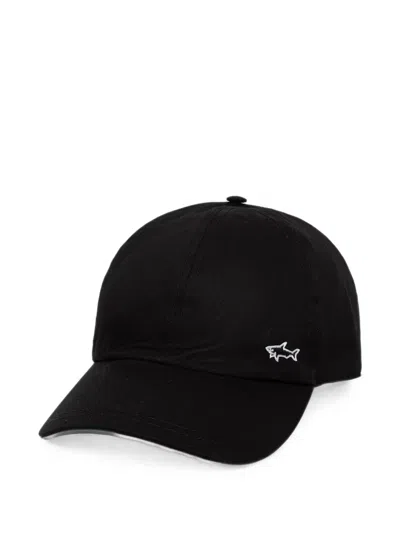 Paul & Shark Logo-embroidered Baseball Cap In Black