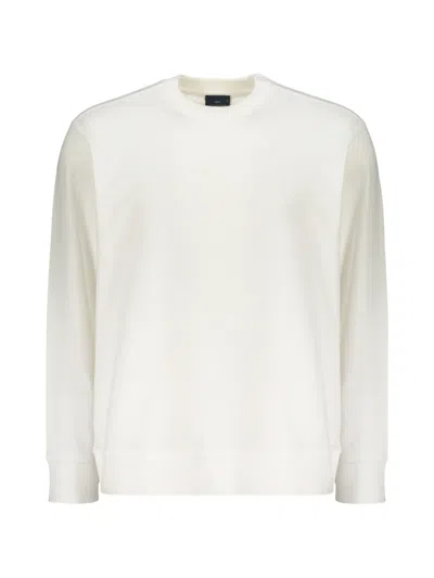 Paul & Shark Logo-embroidered Sweatshirt In White