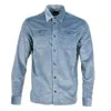 Paul & Shark Long Sleeve Corduroy Overshirt Flint Blue In Blue