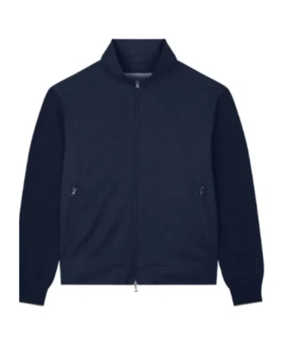 Paul & Shark Long Sleeve Jacket In Blue