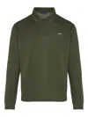 Paul & Shark Long-sleeve Polo Shirt In Gray