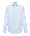 Paul & Shark Striped Cotton Shirt In Blue
