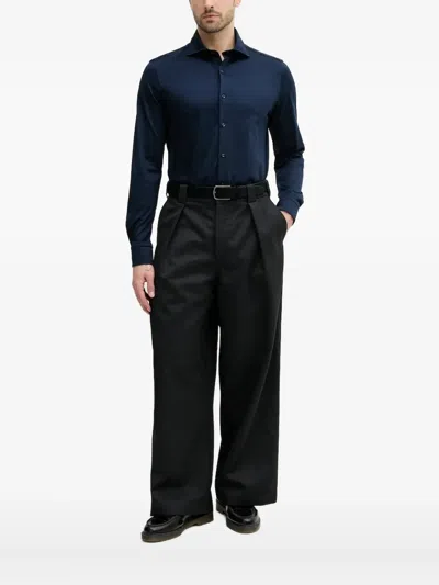 Paul & Shark Long-sleeve Shirt In Blue