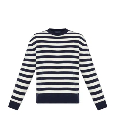 Paul & Shark Long Sleeve Sweater In Black
