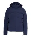 Paul & Shark Long-sleeved Down Jacket In Blue