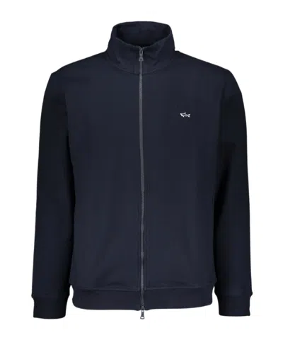 Paul & Shark Long-sleeved Jacket And Elastic Waist Pants Set In Blue