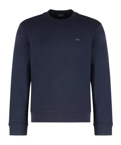 Paul & Shark Long-sleeved Sweatshirt In Blue