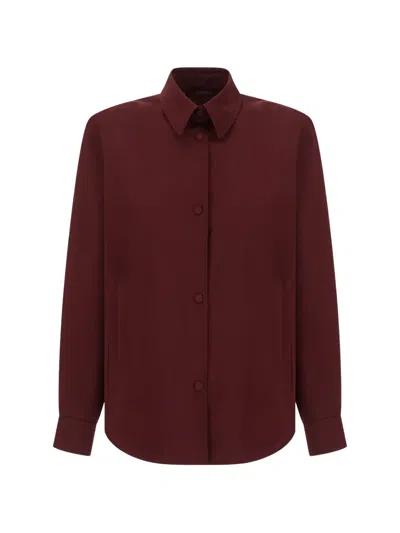 Paul & Shark Long-sleeve Overshirt In Purple