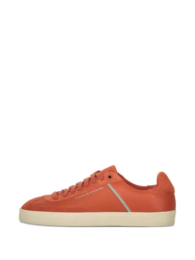 Paul & Shark Low Sneakers In Orange