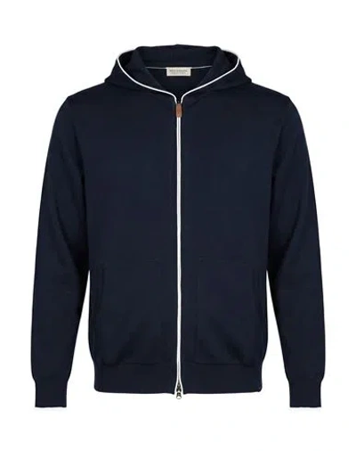 Paul & Shark Zip-up Hoodie In Brown
