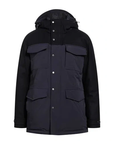 Paul & Shark Man Coat Midnight Blue Size L Polyester, Elastane, Wool, Nylon