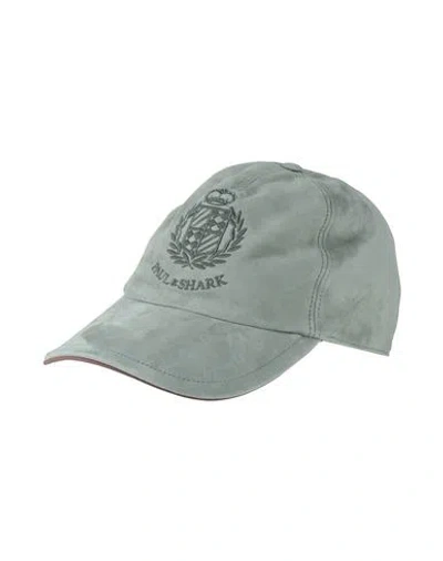 Paul & Shark Man Hat Sage Green Size M Goat Skin