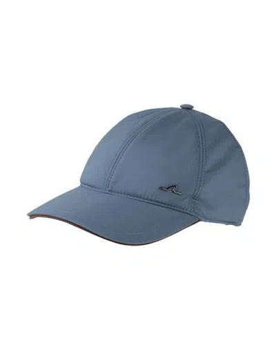 Paul & Shark Man Hat Slate Blue Size M Polyester