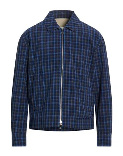 Paul & Shark Man Jacket Blue Size Xxl Nylon, Elastane