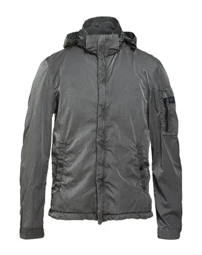 Paul & Shark Man Jacket Charcoal Size 3xl Nylon In Gray