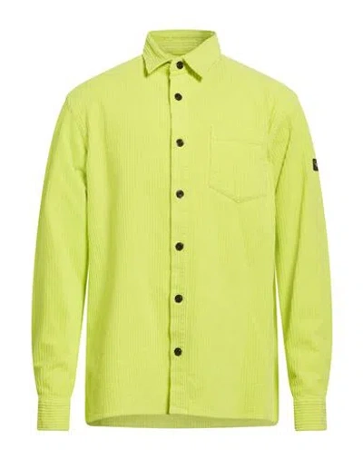 Paul & Shark Man Jacket Lime Green Size Xxl Cotton, Elastane
