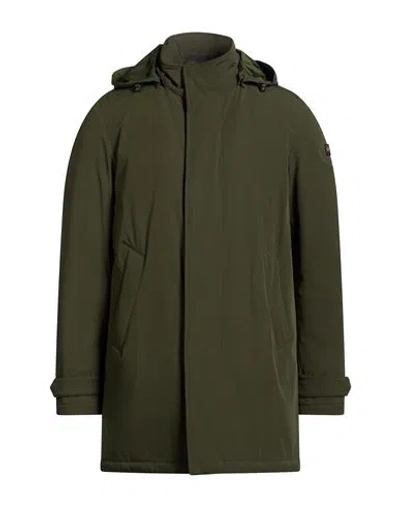 Paul & Shark Man Jacket Military Green Size L Polyester, Elastane