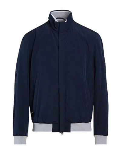 Paul & Shark Man Jacket Navy Size L Polyester, Nylon In Black