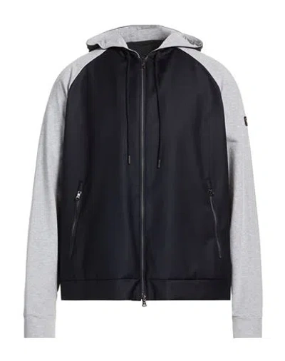 Paul & Shark Man Jacket Navy Size Xxl Virgin Wool, Cotton, Elastane In Black