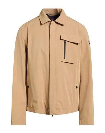 Paul & Shark Man Jacket Sand Size Xxl Polyester, Elastane In Neutral