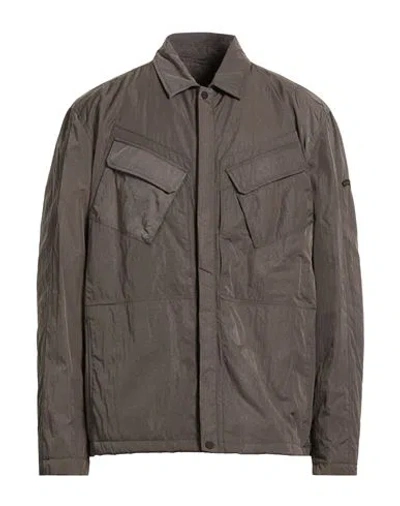 Paul & Shark Man Jacket Taupe Size 3xl Nylon In Brown