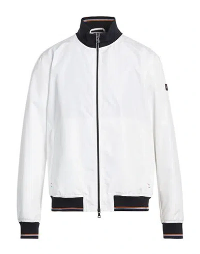 Paul & Shark Man Jacket White Size L Polyester, Polyurethane