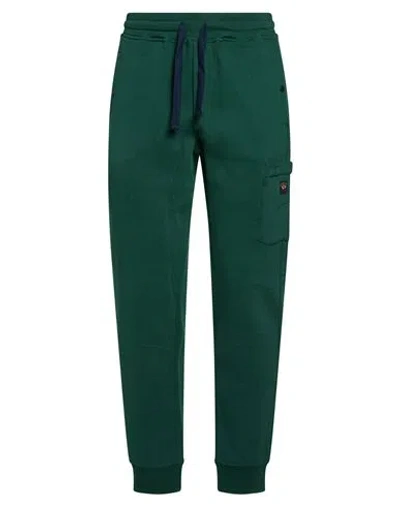 Paul & Shark Man Pants Dark Green Size Xl Cotton