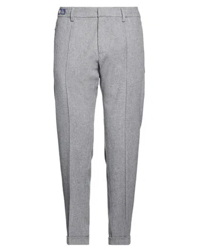 Paul & Shark Man Pants Grey Size 38 Virgin Wool, Cashmere In Gray